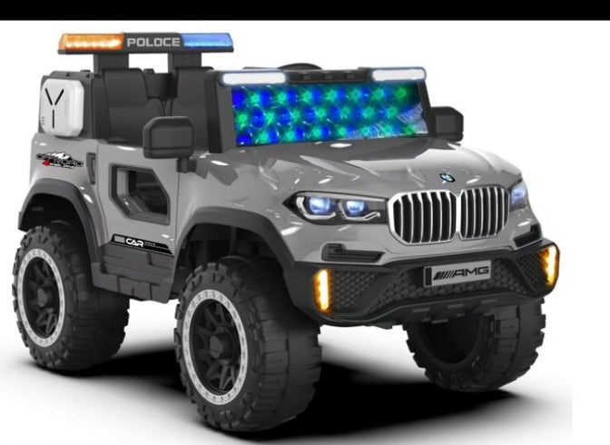 Rechargeable battery operated kids jeeps, Kids electric jeeps, For age 2 to 7 years, music mp3 LED lights, double motors big battery. Color white & silver