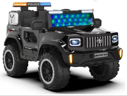 Rechargeable battery operated kids jeeps, Kids electric jeeps, For age 2 to 7 years, music mp3 LED lights, double motors big battery. Color Black