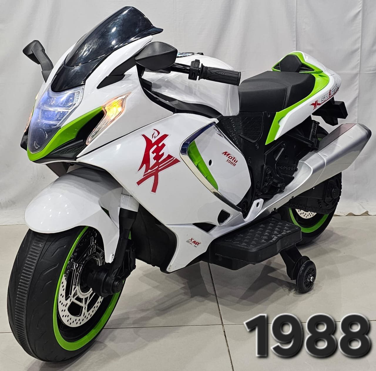 Full-size electric motorbike for kids, high quality. - Image 3