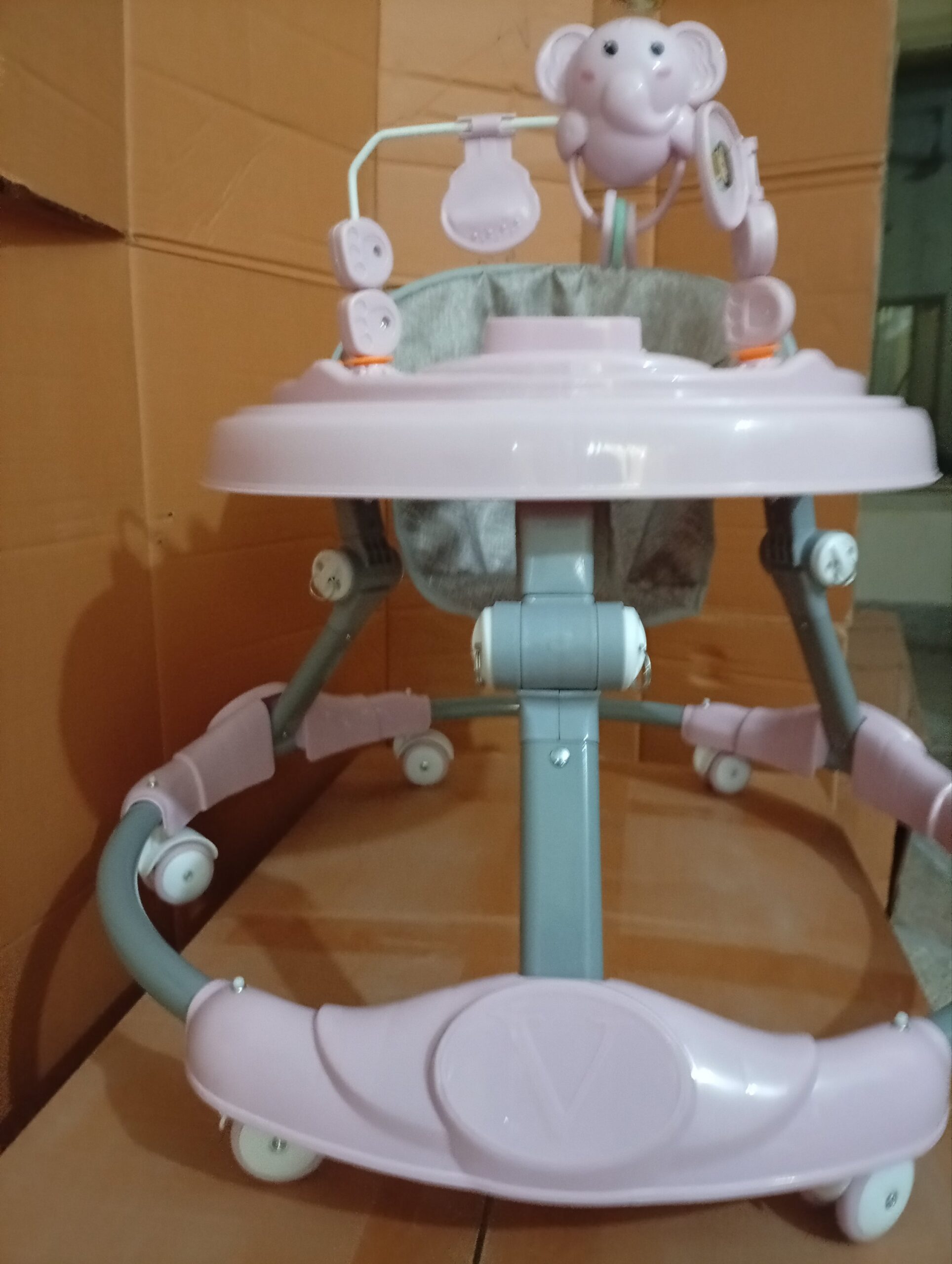 Baby Walker with Front Toys - Musical walker - Foldable - Size adjustable - - Image 4